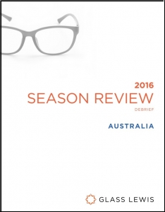 Australian Season Review 2016 Cover